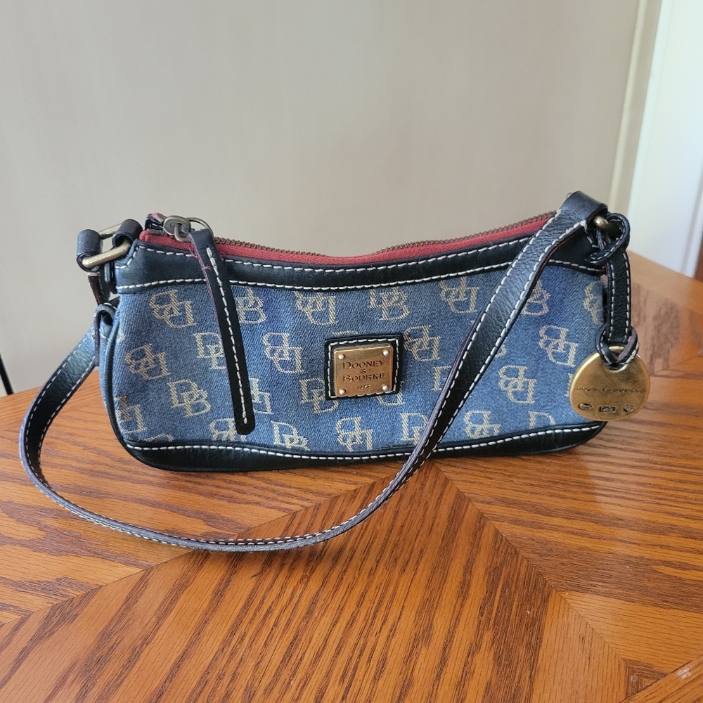 Dooney & Bourke denim clutch